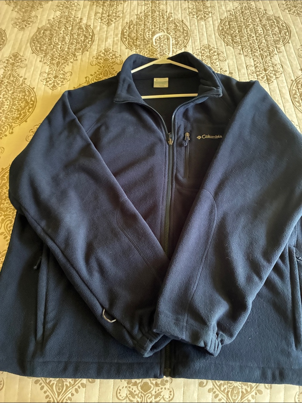 Columbia Men’s Navy Full-Zip Fleece Jacket